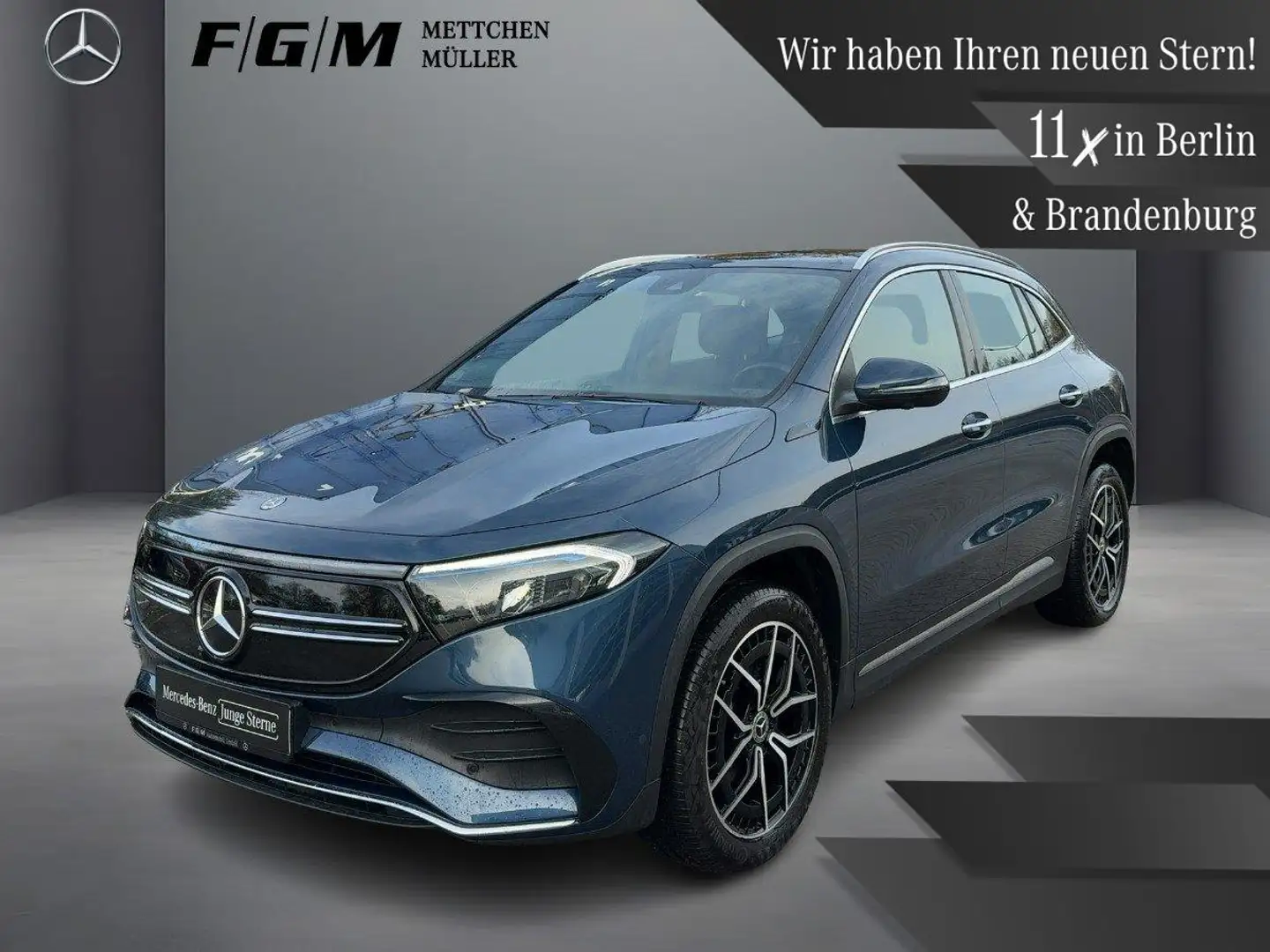 Mercedes-Benz EQA 250 AMG Line KeyGo|S-Dach|TWA|360|Pano|PDC Blau - 1