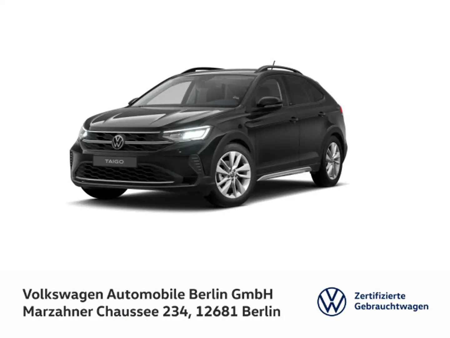 Volkswagen Taigo 1.5 TSI DSG Move LED AHZV PDC SHZ Schwarz - 1