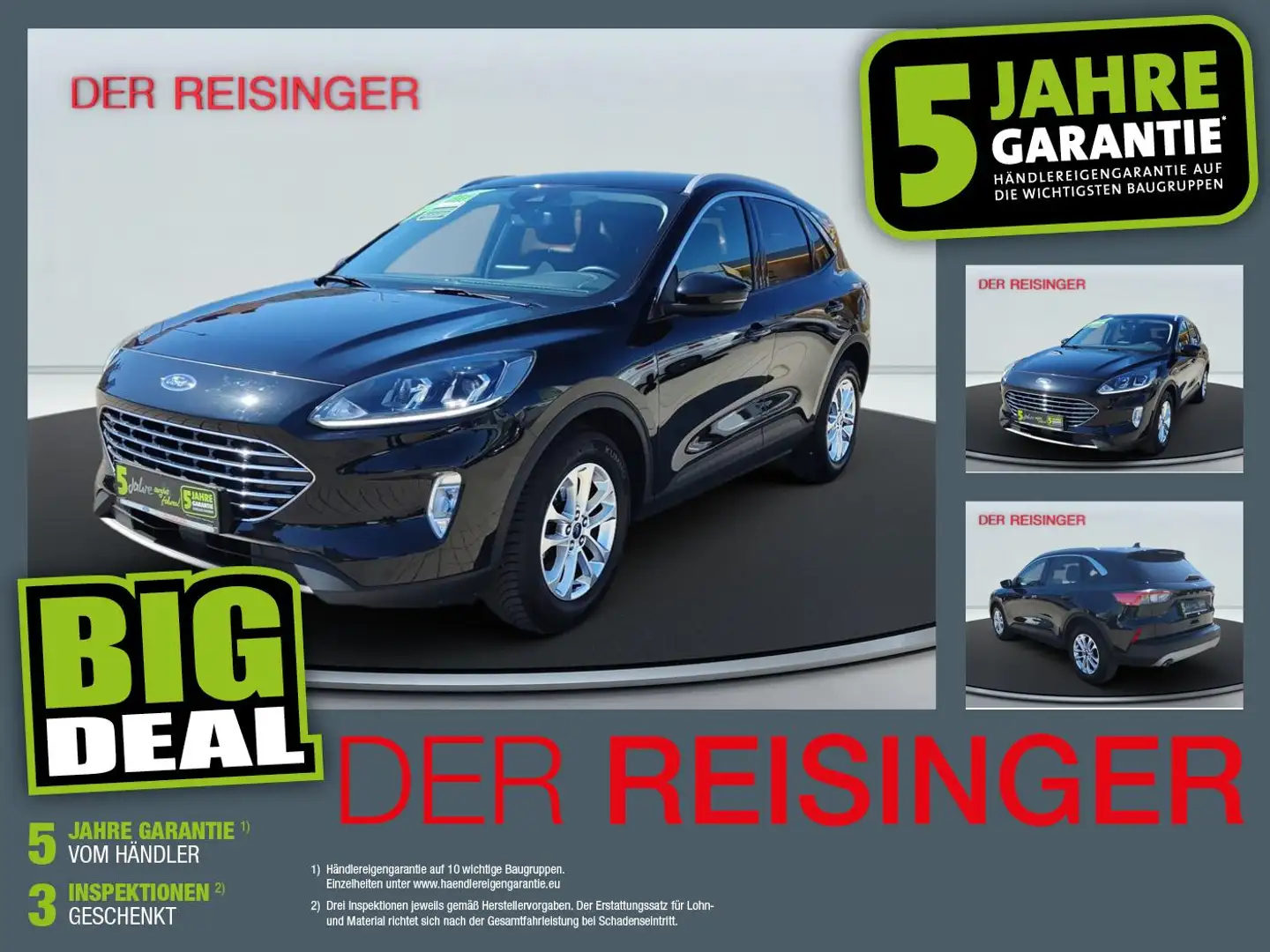 Ford Kuga Titanium Navi+SHZ+Winterp.+Kam. Schwarz - 1
