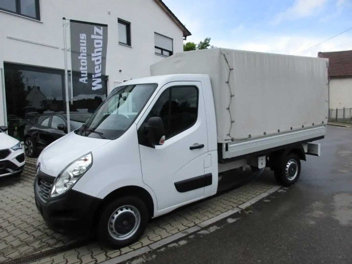 Renault Master dci 130 L2H1 Pritsche Plane 3,5t Klima Weiß - 1
