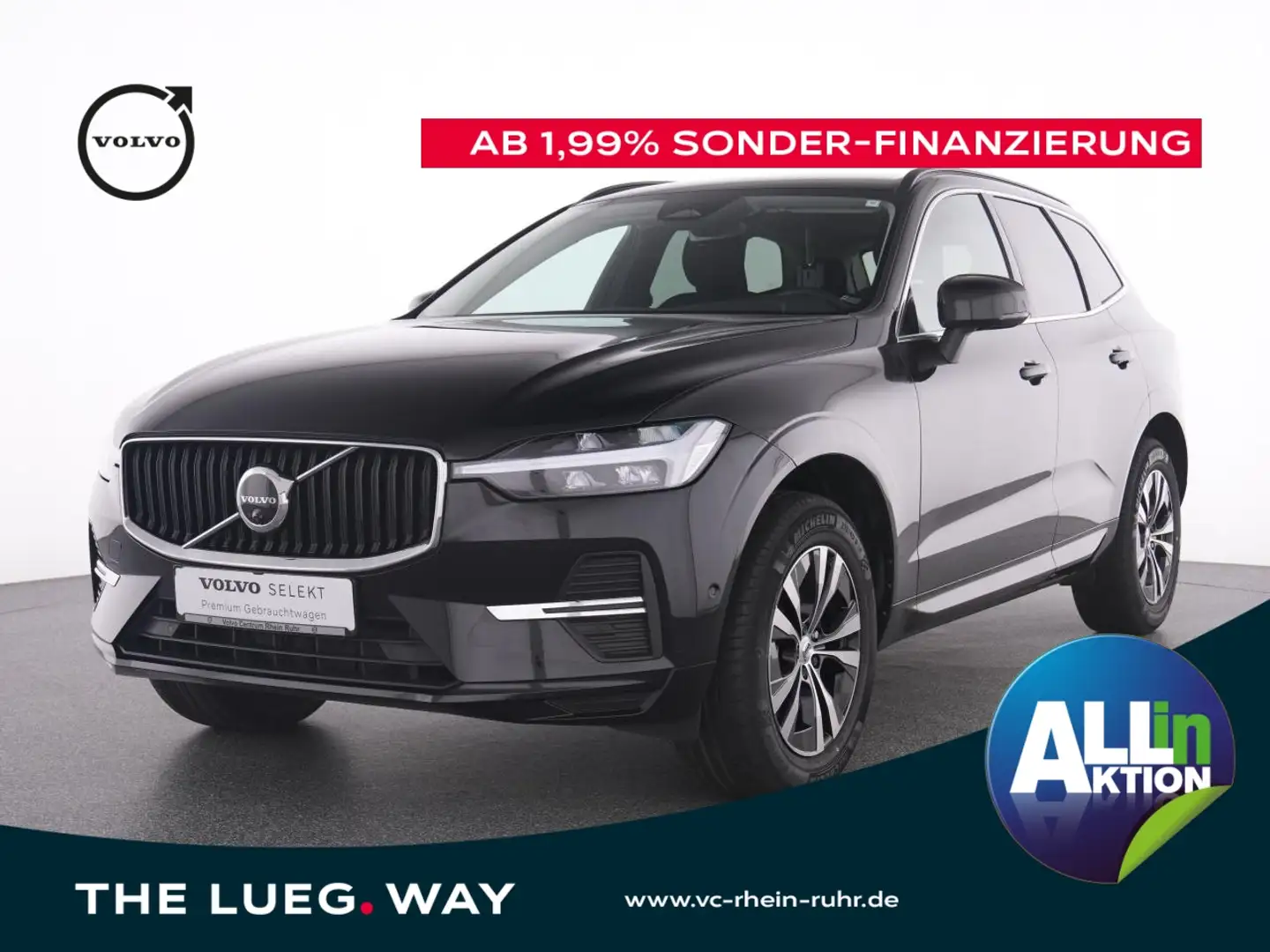 Volvo XC60 B4 2WD Momentum Pro+WP+ML+360°+MP+KLIMA+DAB Noir - 1