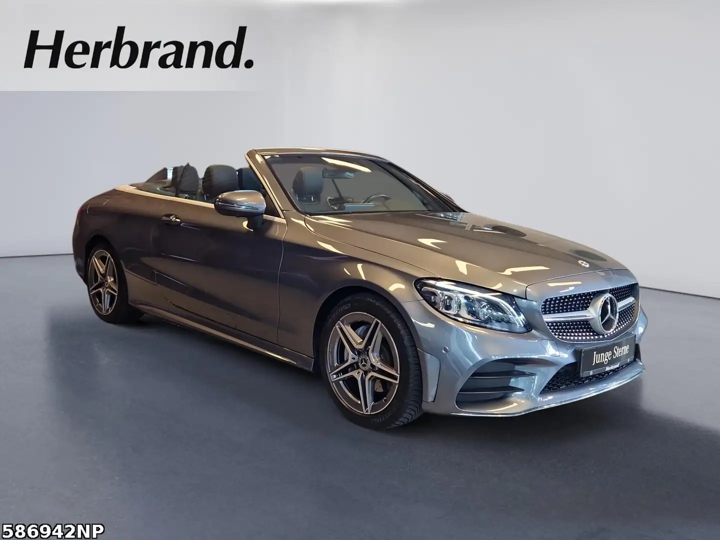 Mercedes-Benz C 200 Cabrio AMG  *AHK Multibeam 360° Distronic Gris - 2