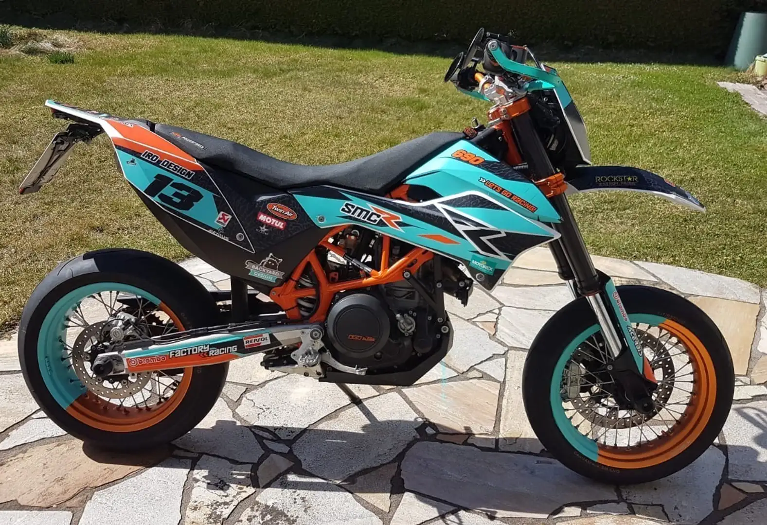 KTM 690 SMC R Alb - 1