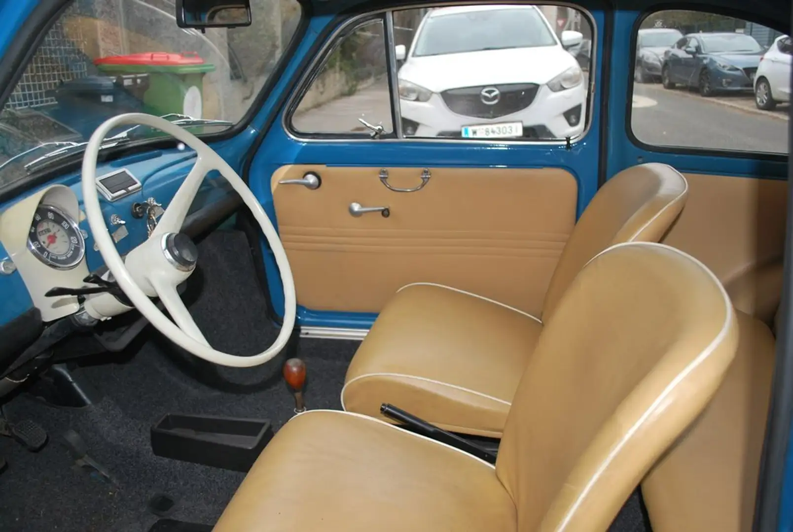 Fiat 500 500F Bleu - 1