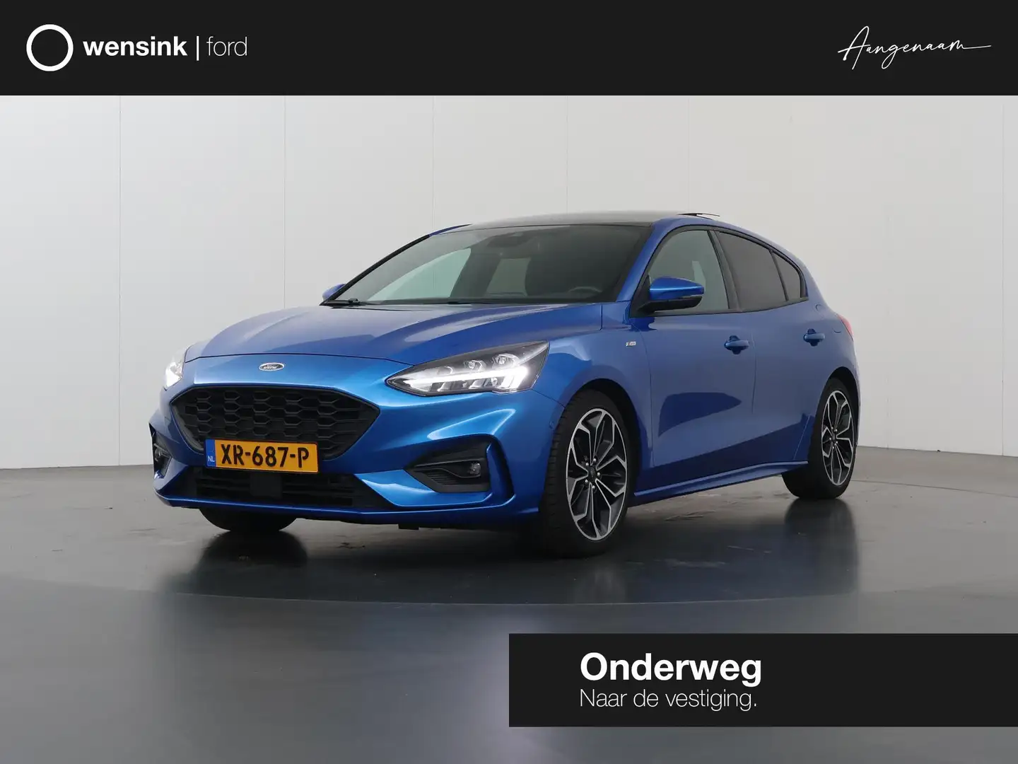 Ford Focus 1.0 EcoBoost ST Line Business | Panoramadak | Full Blauw - 1
