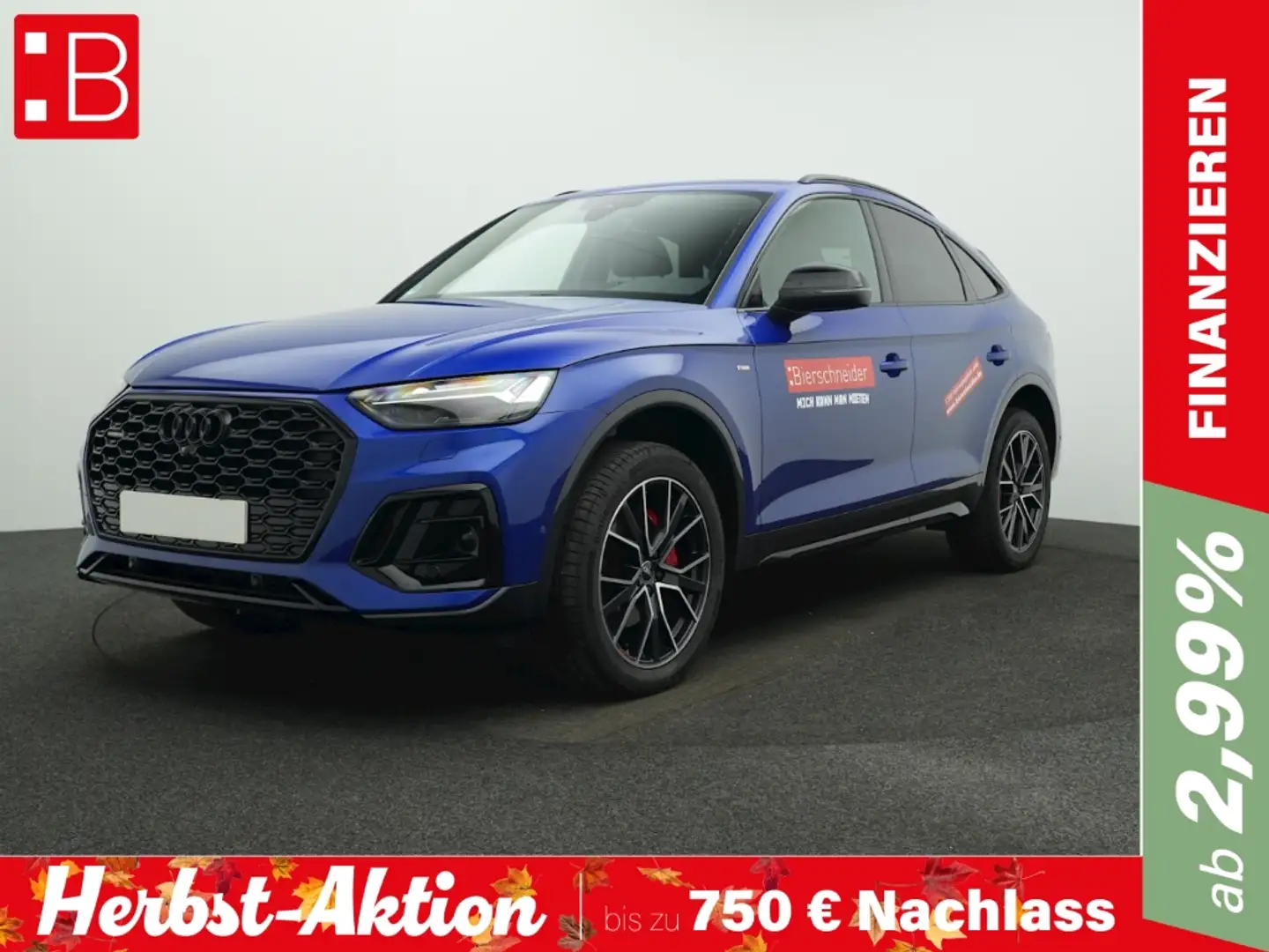 Audi Q5 Sportback 40 TDI S-tronic s-line Edition NAVI ACC Blau - 1