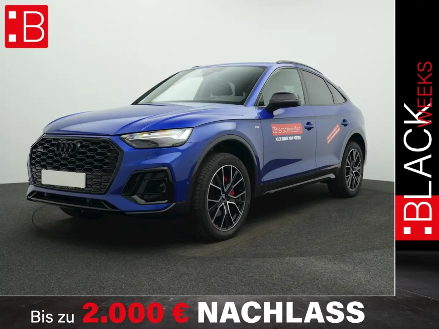 Audi Q5 Sportback 40 TDI S-tronic s-line Edition 360-KAM N Blau - 1