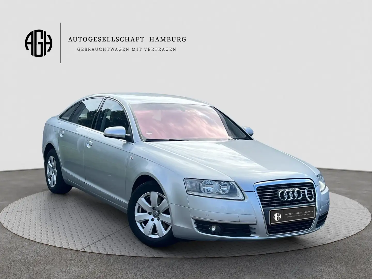 Audi A6 2.4 Limo*Autom.*PDC Vo+Hi*1.Hand*Audi SHeft* Silber - 1
