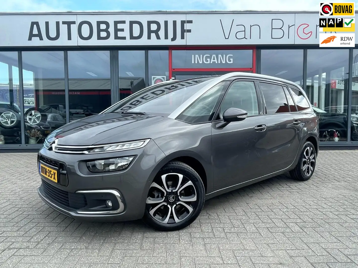 Citroen Grand C4 SpaceTourer 1.2 130PK Shine | Leder |Camera | 7pers. Grijs - 1