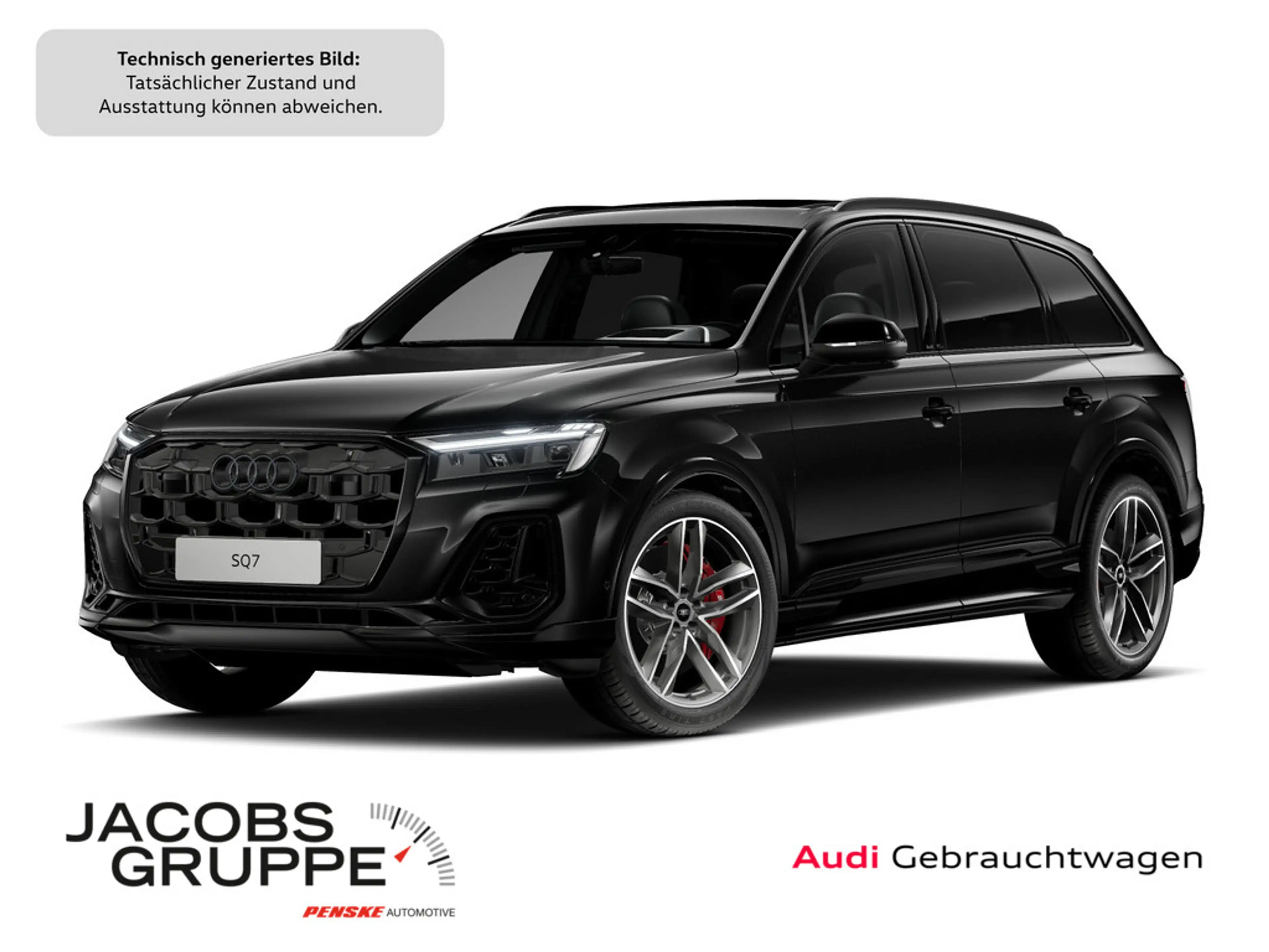 Audi SQ7 All Black/7-Sitze/360°/Matrix/Pano/HuD/AHK/21Zoll