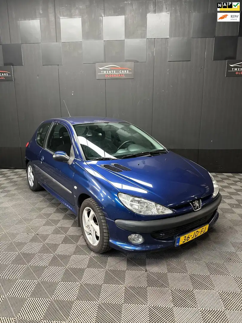 Peugeot 206 1.6-16V XS | Nieuwe APK | Blau - 1
