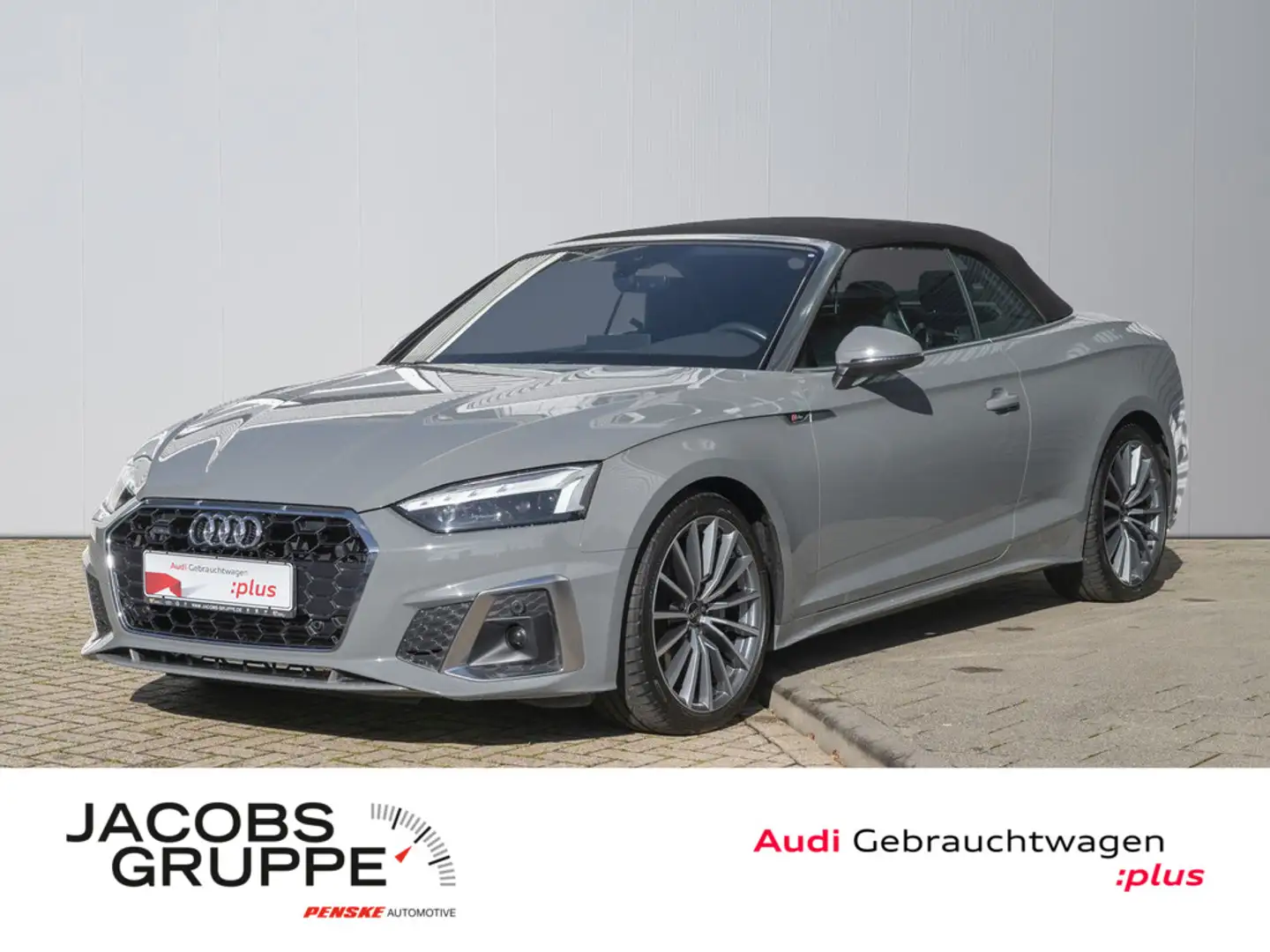 Audi A5 Cabrio S line 40 TFSI quattro S tronic Matrix*RFK*Navi*M-Sitze Gris - 1