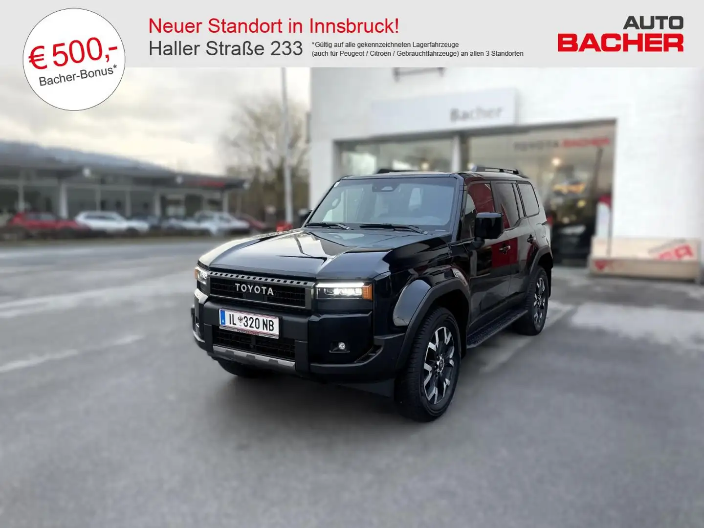 Toyota Land Cruiser 2,8l President AT Zwart - 1