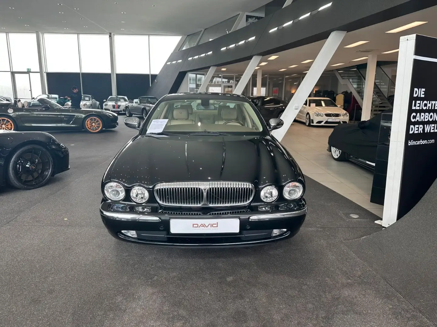 Jaguar Daimler Super Eight*Lang*Einzelsitze*Deutsch*Unfallfrei* Negro - 1