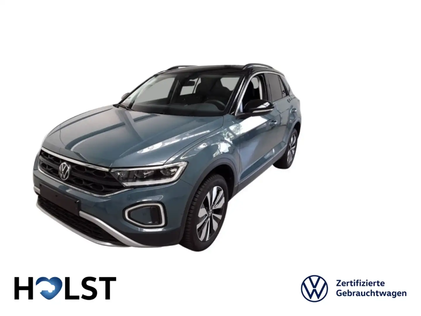 Volkswagen T-Roc 2.0TDI Goal DSG AHK GJR SHZ ACC Blau - 2