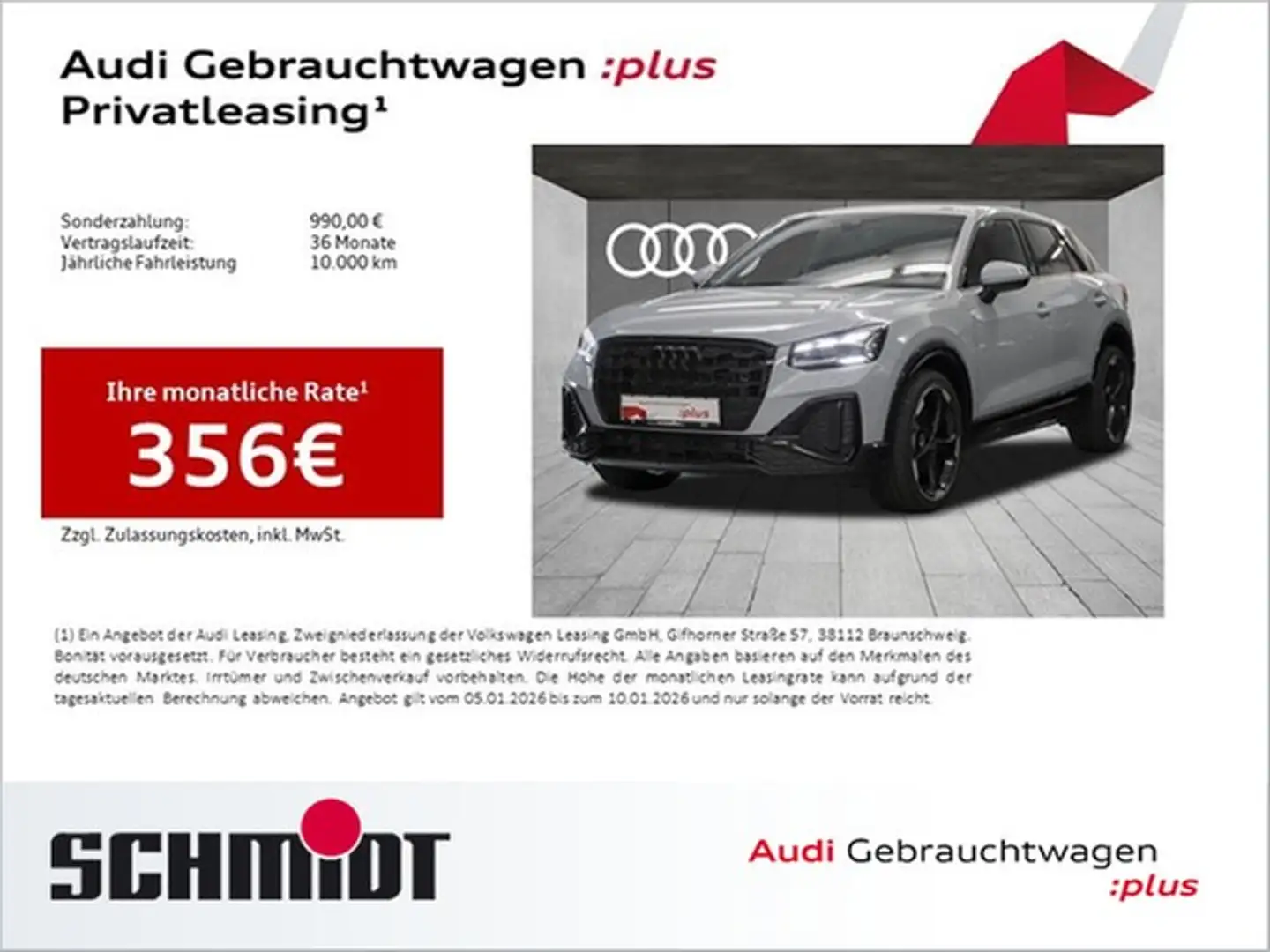 Audi Q2 35 TFSI S line AHK Matrix LED ACC LM19 Teillede... Grau - 1