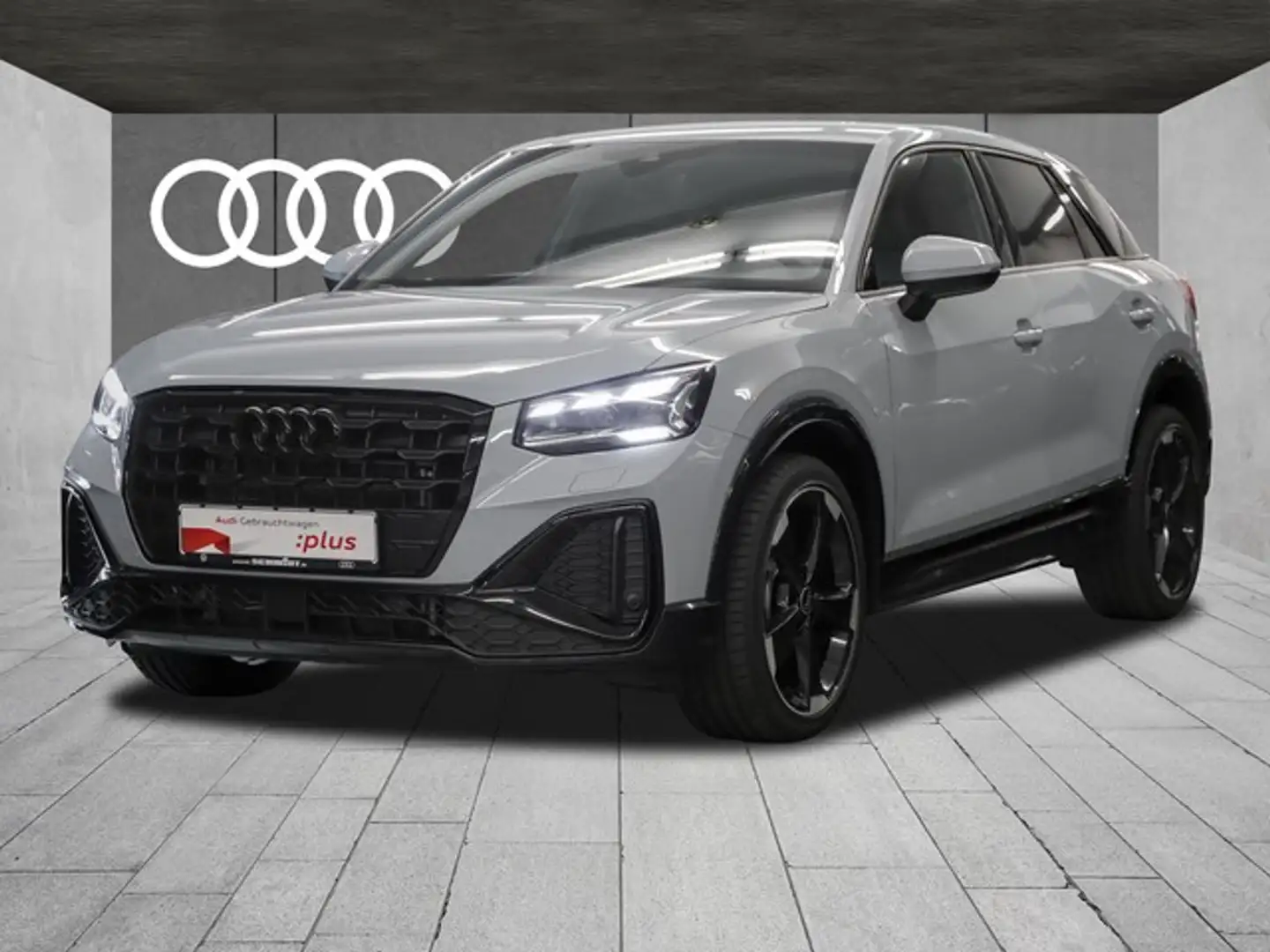 Audi Q2 35 TFSI S line AHK Matrix LED ACC LM19 Teillede... Grau - 2