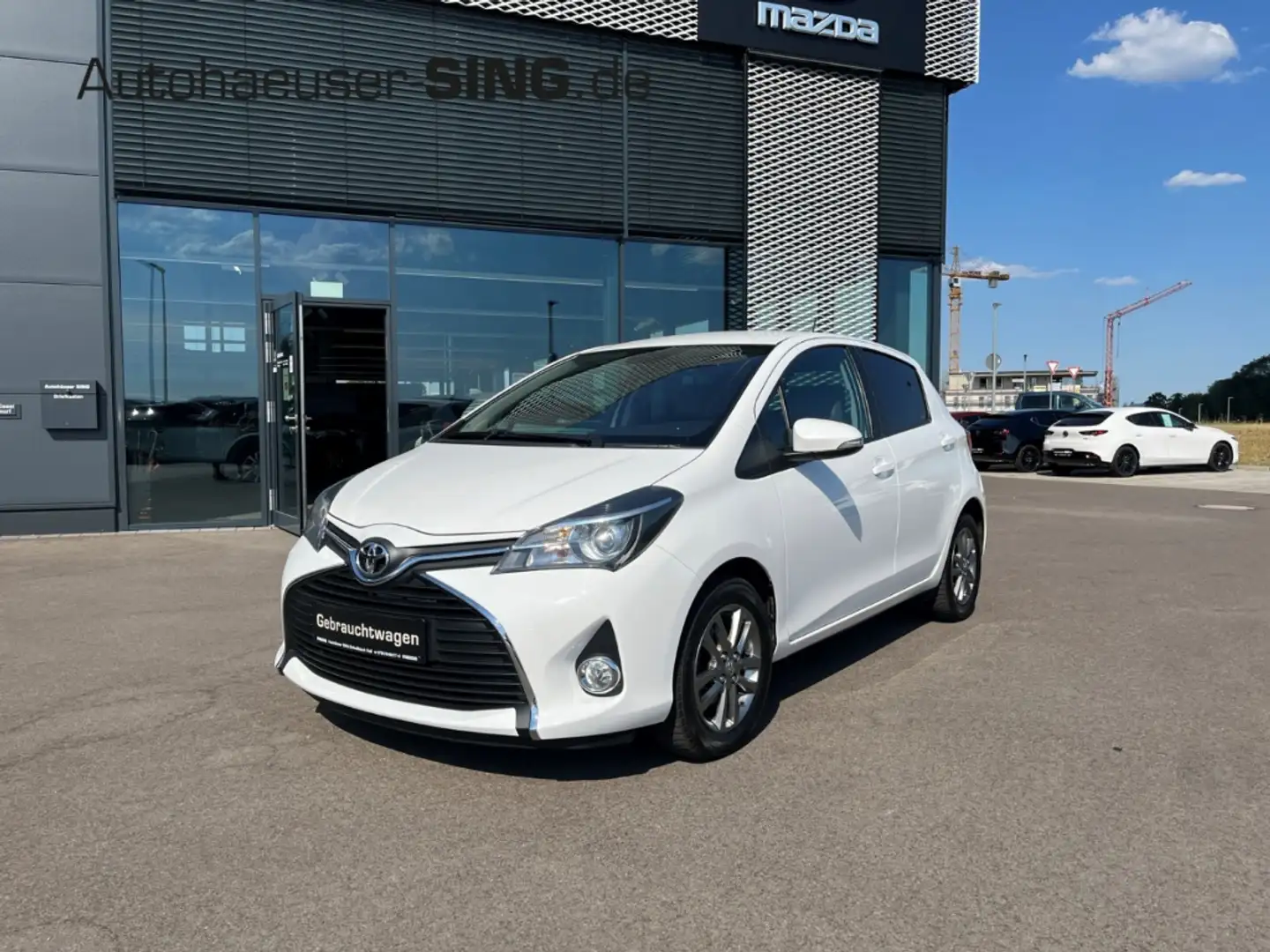 Toyota Yaris Comfort Dual-VVTi Servo Klima Rückfahrkam. Weiß - 1