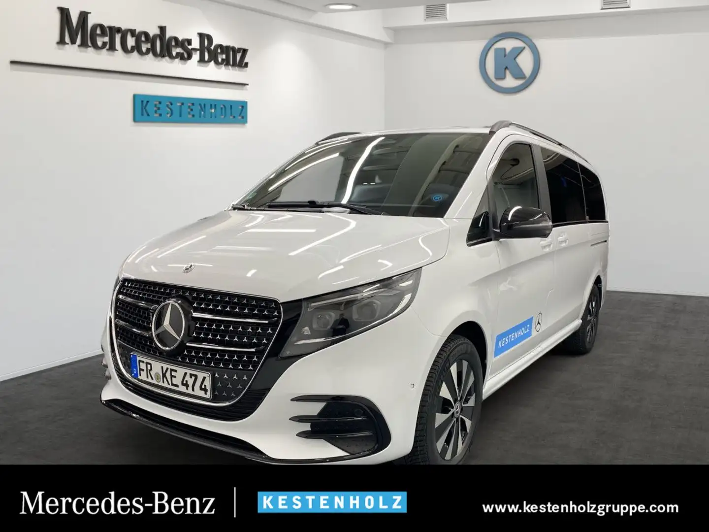 Mercedes-Benz V 300 d lang 4M  AMG WideScreen 360° Stdhzg AHK 9G Weiß - 1