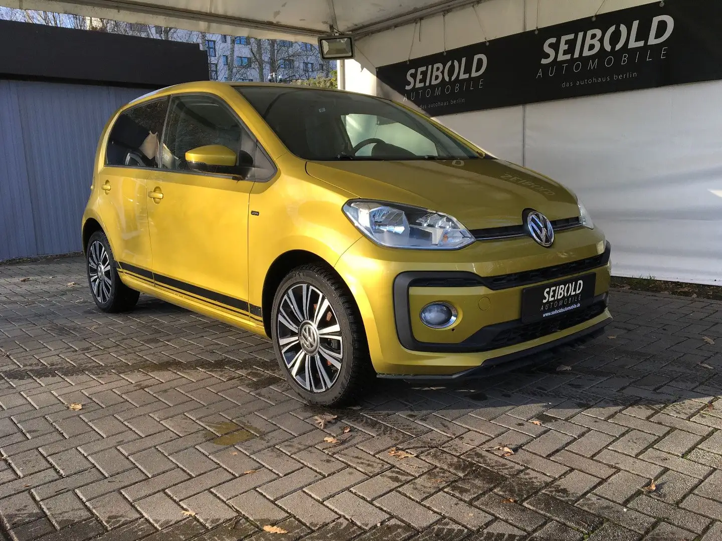 Volkswagen up! join 1.0 TSI/1.Hd/Klima/Sitzh/Bluet/PDC Geel - 2