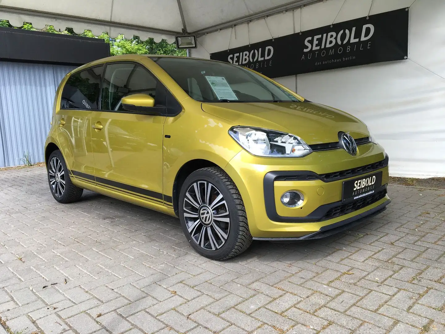 Volkswagen up! join 1.0 TSI/1.Hd/Klima/Sitzh/Bluet/PDC Geel - 2