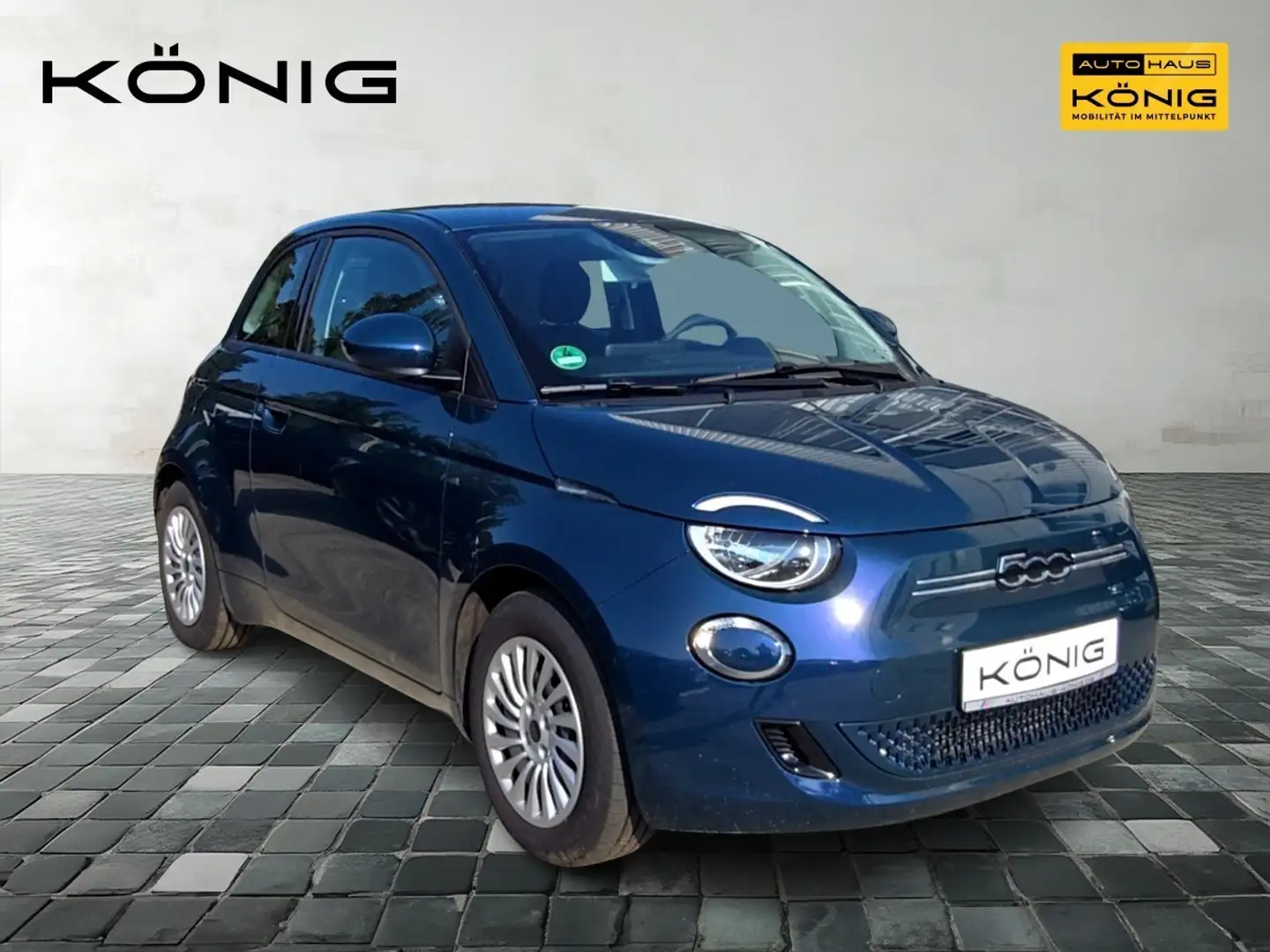 Fiat 500e 42 kWh Allwetter*PDC*Carplay Grün - 2