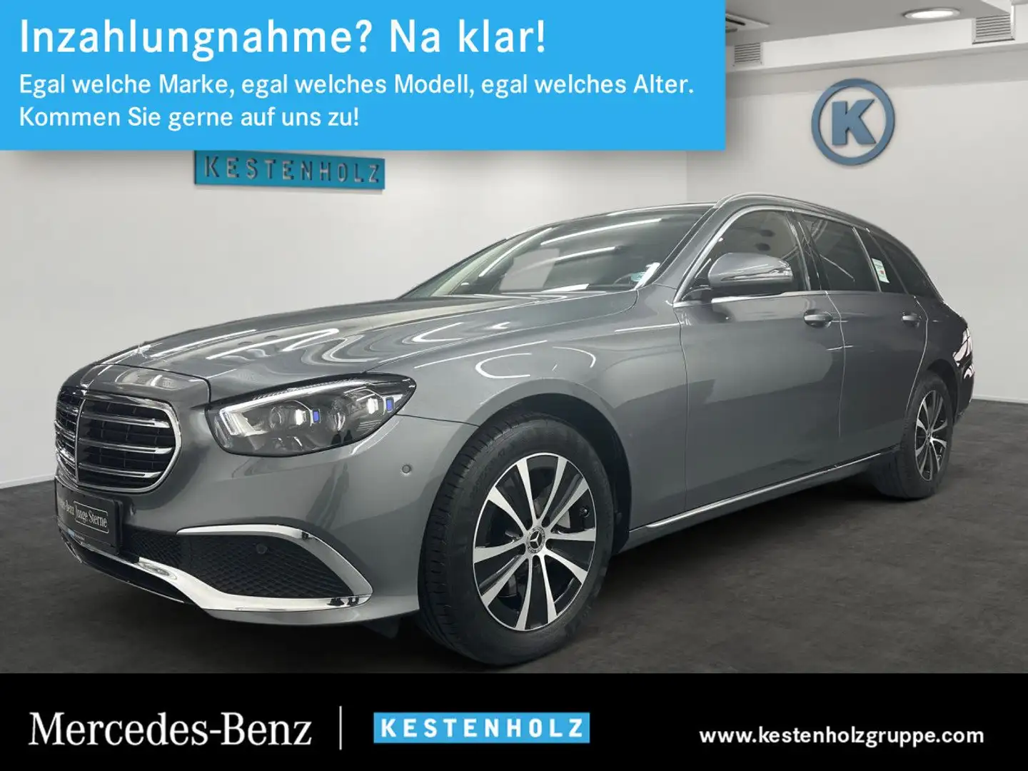 Mercedes-Benz E 300 T-Modell LEDER+STANDHZG+PANO+SITZKLIMA Grau - 1
