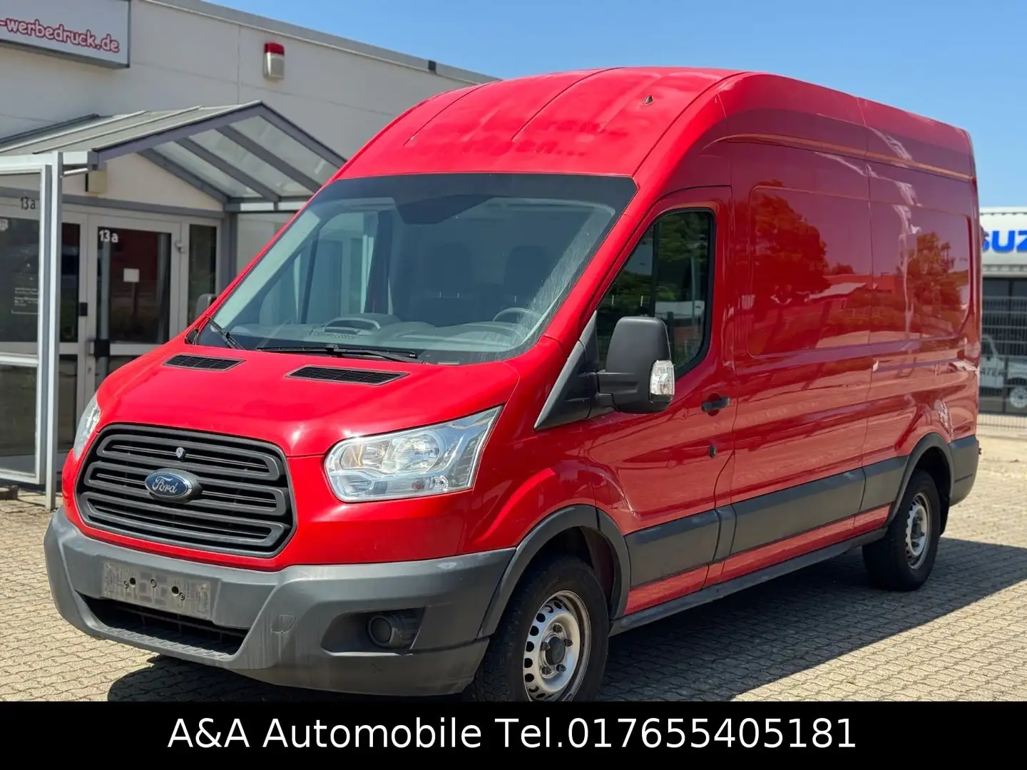 Ford Transit 1.Hand Kasten 350 L2H3 TÜV Neu Rot - 1