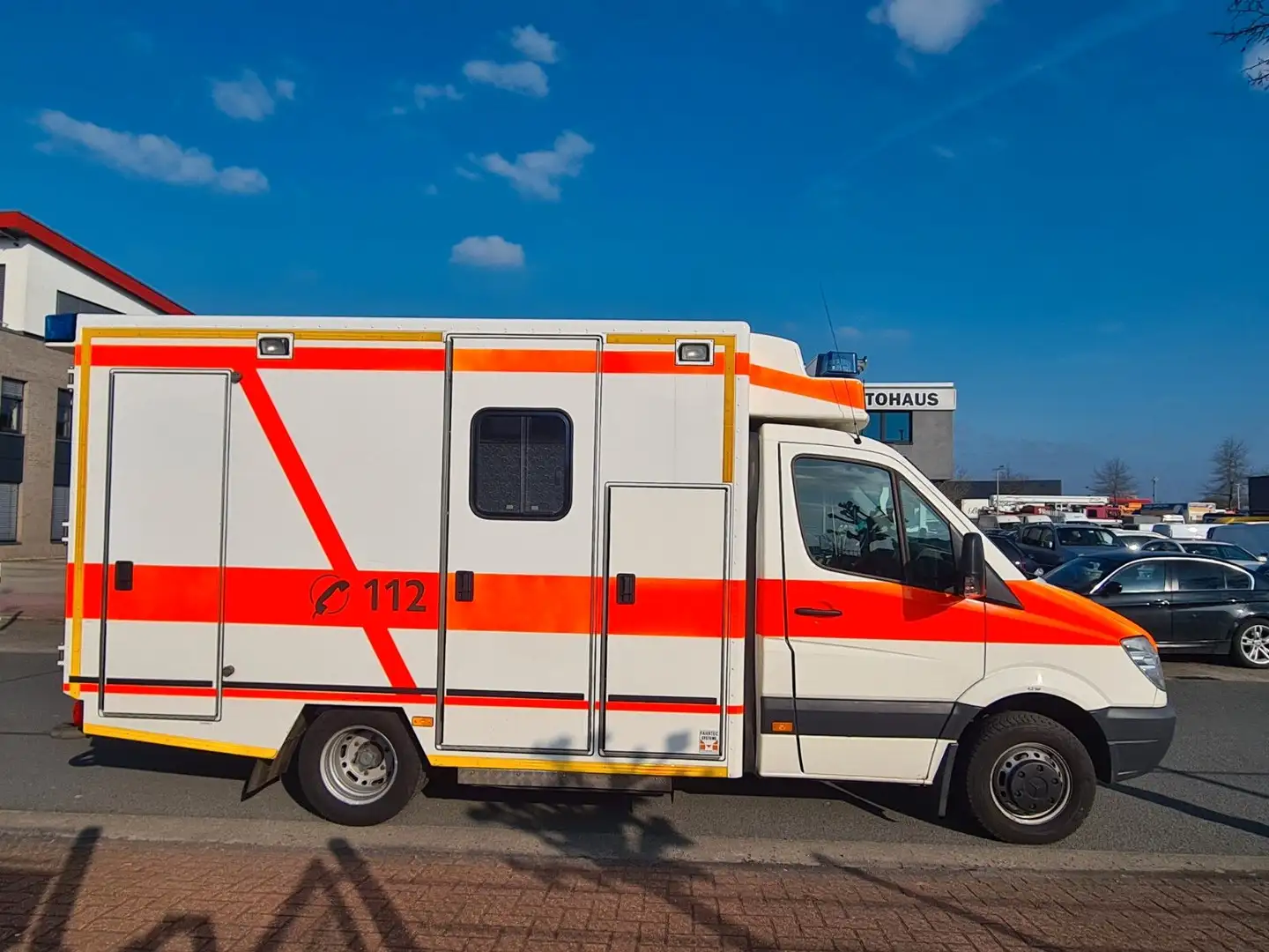 Mercedes-Benz Sprinter 515 CDI RTW Rettungswagen STRYKER TRAGE Blanc - 2