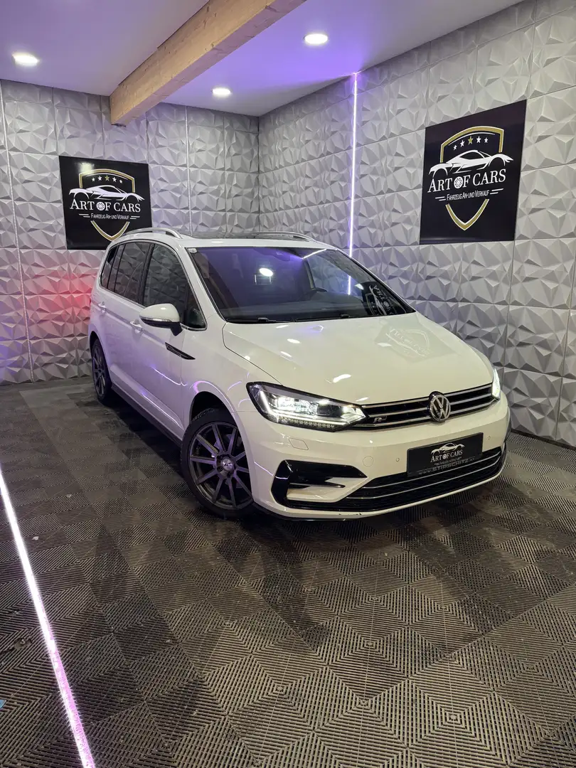 Volkswagen Touran 2.0 TDI DSG /R-Line/Pano/ACC/ Ab 298€ im Monat Weiß - 1