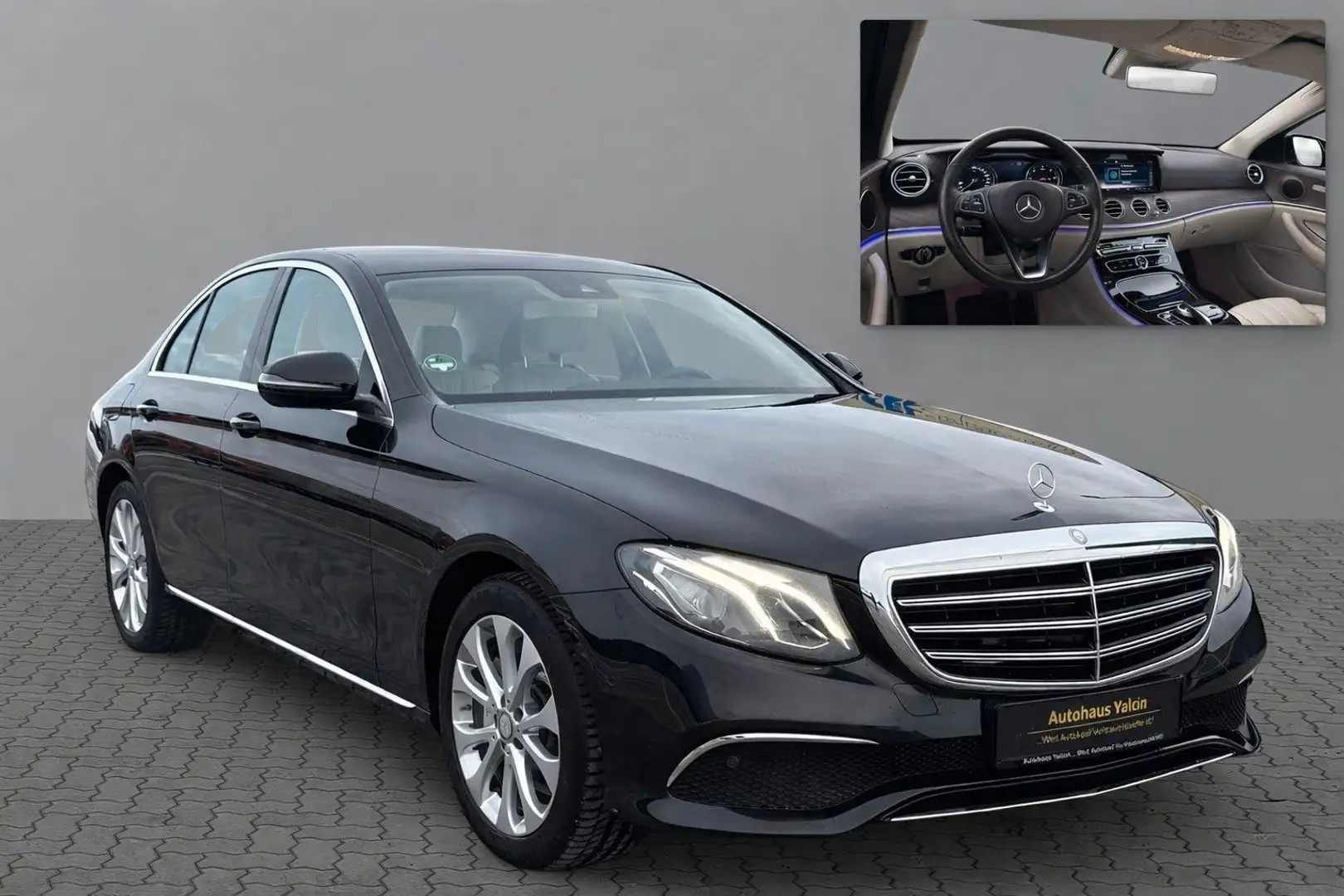 Mercedes-Benz E 220 d Limo Exclusive*1.Hand*Scheckheft Mercedes Noir - 1