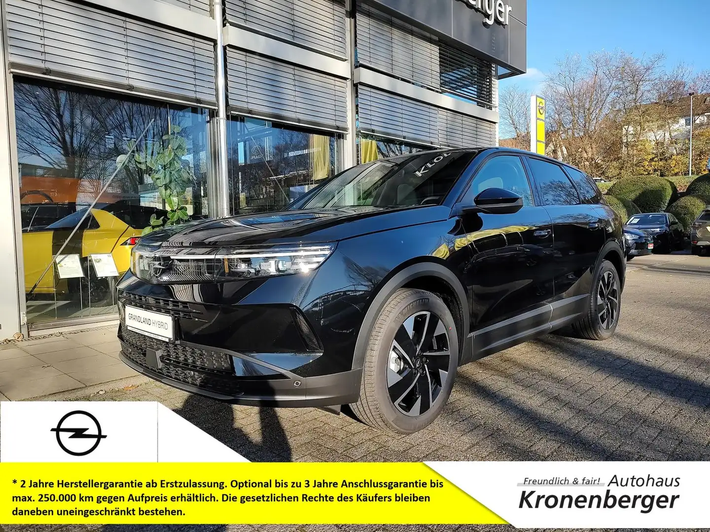 Opel Grandland 1.2 GS Automatik Schwarz - 1