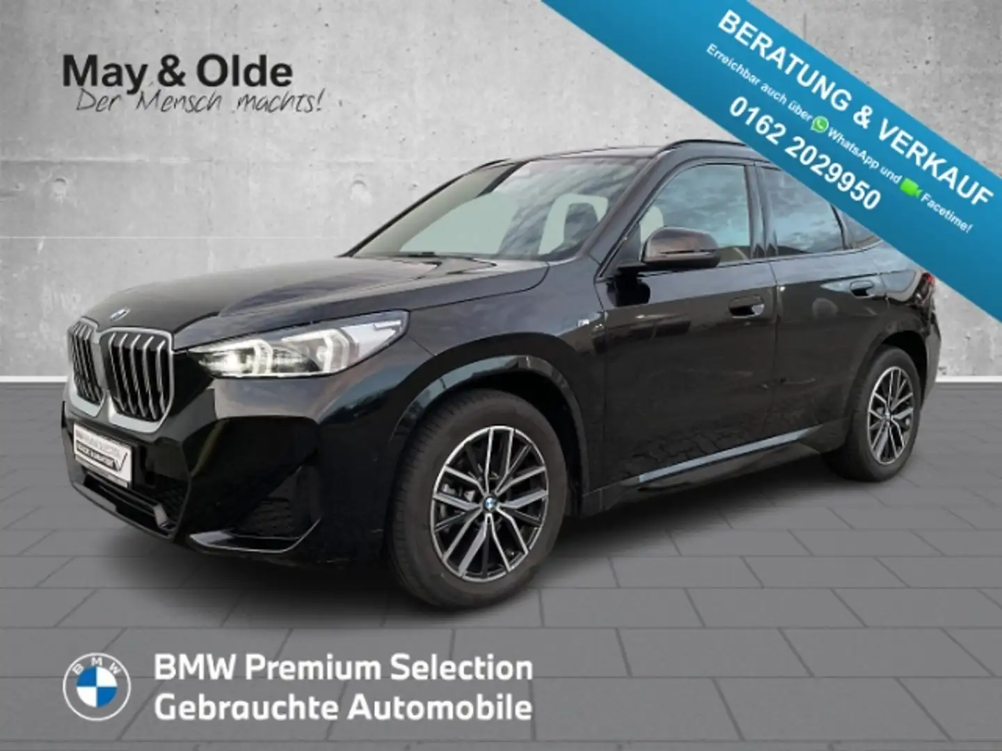 BMW X1 SDRIVE18i M Sportpaket AHK Panodach Navi Soundsys Schwarz - 1
