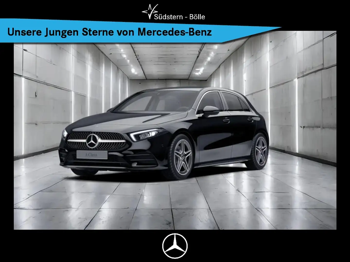 Mercedes-Benz A 250 e +AMG+SHZ+AMBIENTE+KAMERA+PARK-ASS+LED Schwarz - 1