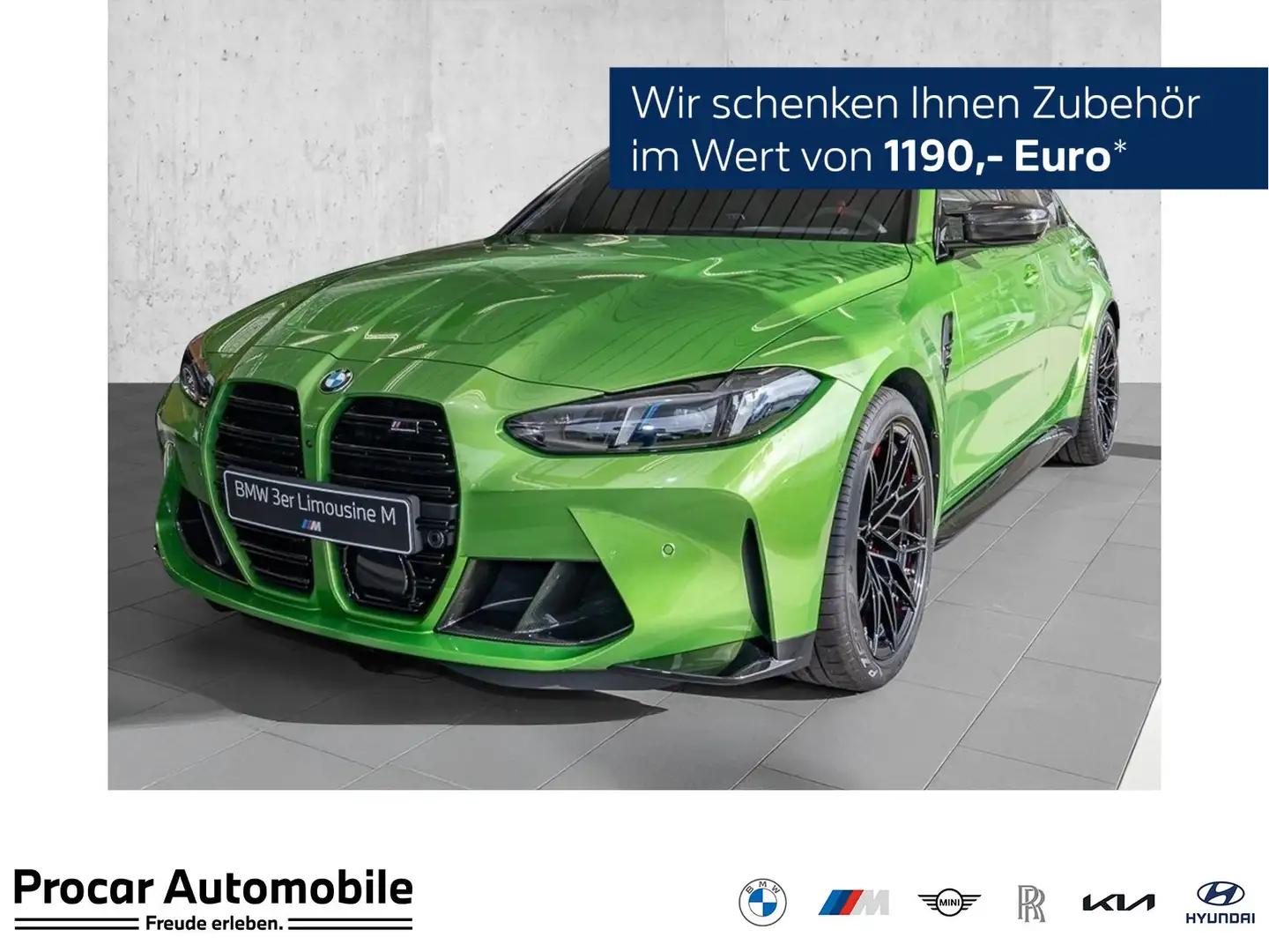 BMW M3 Competition M Sport M Drive. Ind. Lackierung Volla Verde - 1
