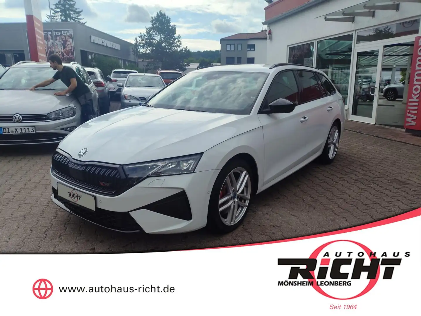 Skoda Octavia 2.0 TSI RS 5J Garantie Kamera Totwinkel Navi Blanc - 1