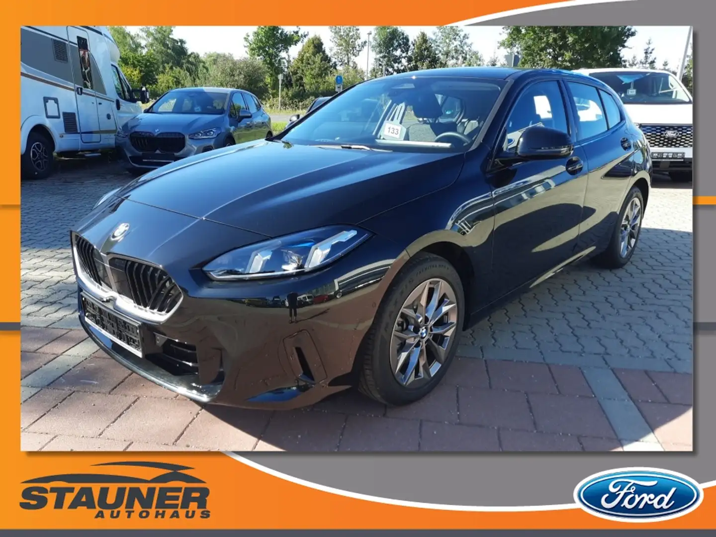 BMW 118 d Steptronic Navi LED Kamera neues Modell Zwart - 1