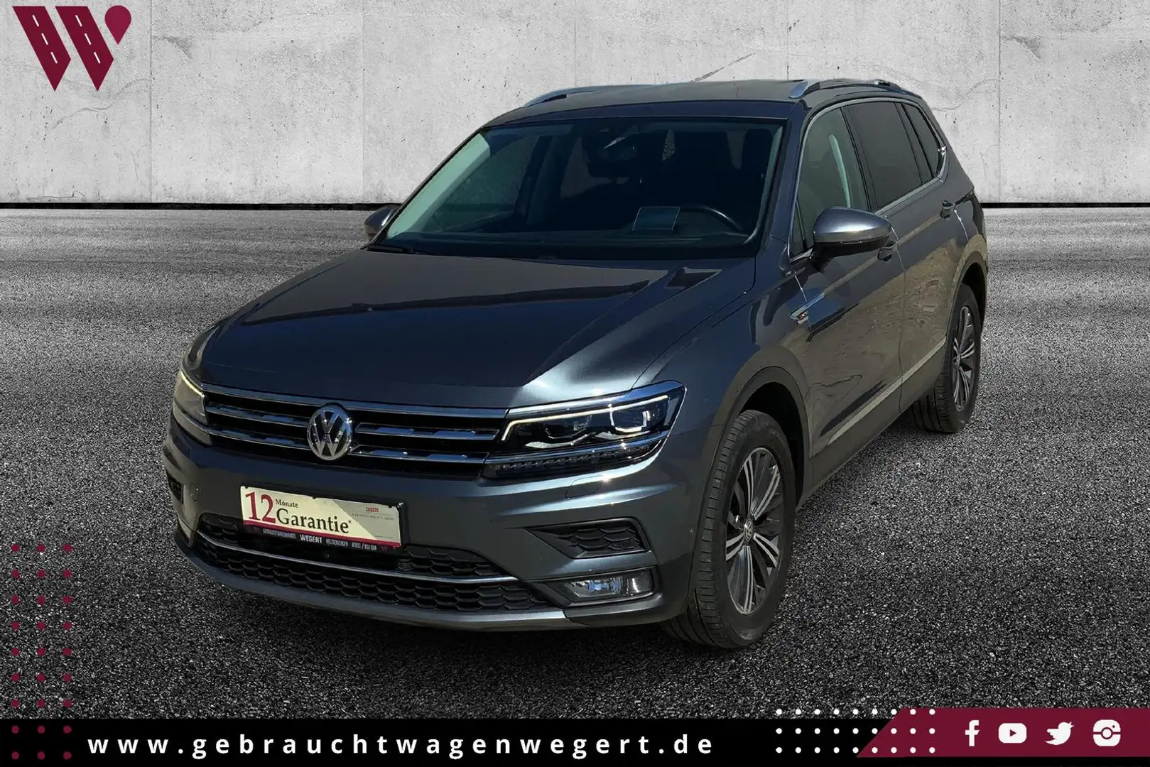 Volkswagen Tiguan Allspace Highline 4M*NAVI*ACC*SPUR*AHK* Grijs - 2