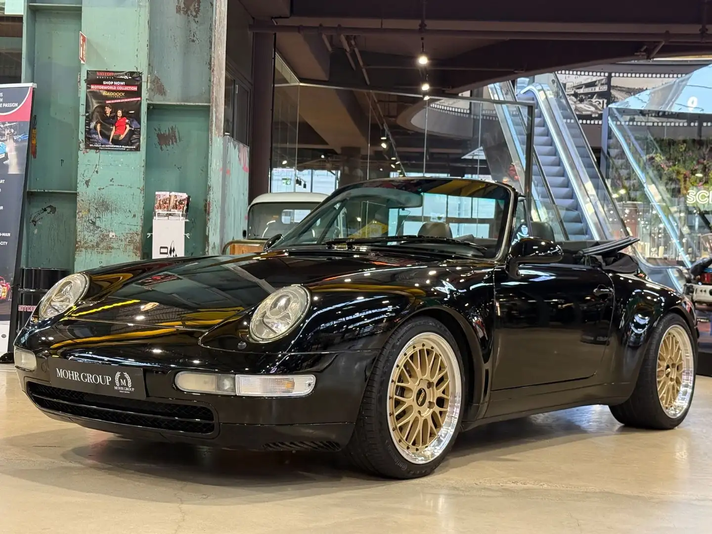 Porsche 993 Carrera 2 Cabrio Schalter/Klima/top Zustand Schwarz - 2