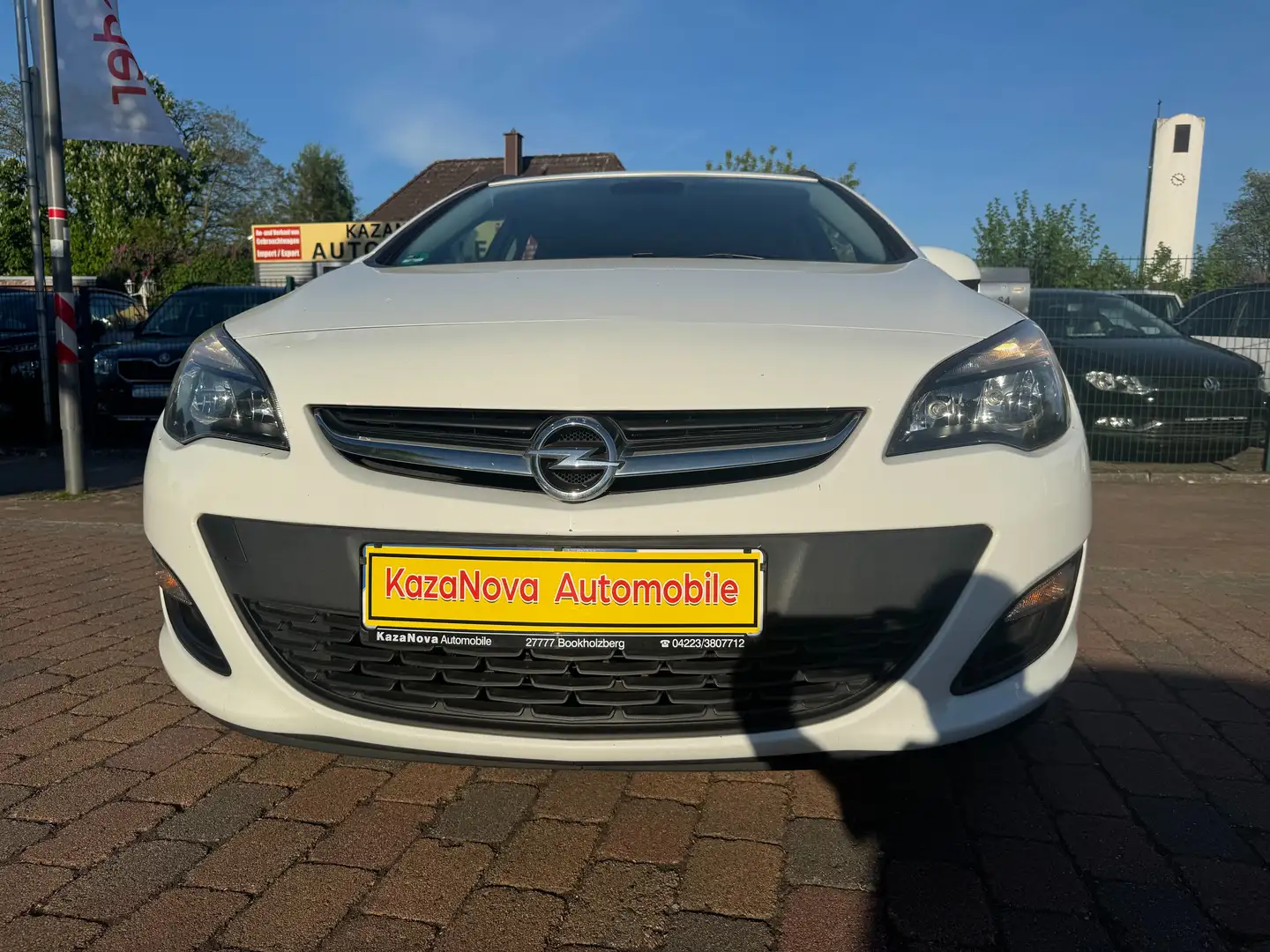 Opel Astra Edition-AHK-NAV-Einparkh-Shzg-Tempomat Blanc - 2