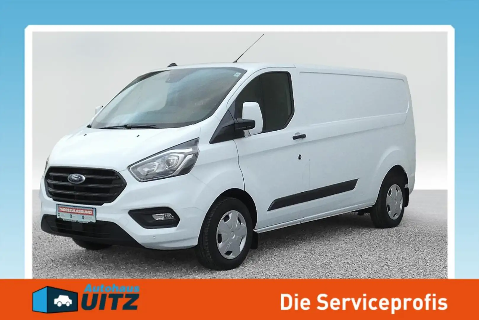 Ford Transit Custom KA L2H1 340 Trend +Klima+Temp+PDC Weiß - 1