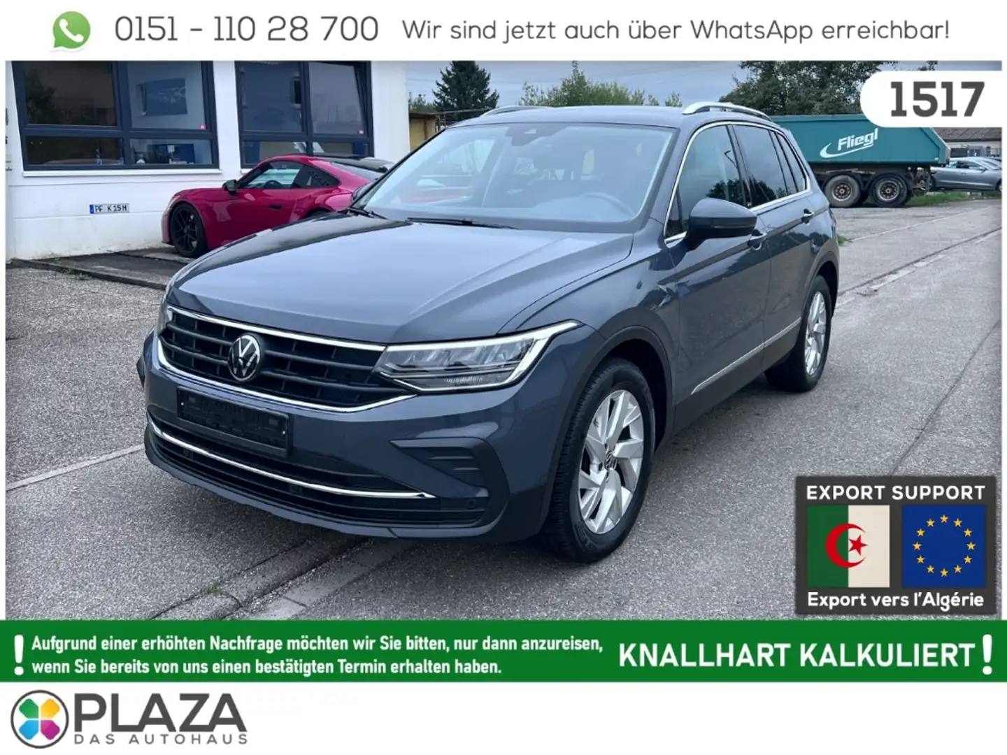 Volkswagen Tiguan 1.5TSI Move 18'' ACC NAVI LED RFK eHECK PDC SHZ Gris - 1