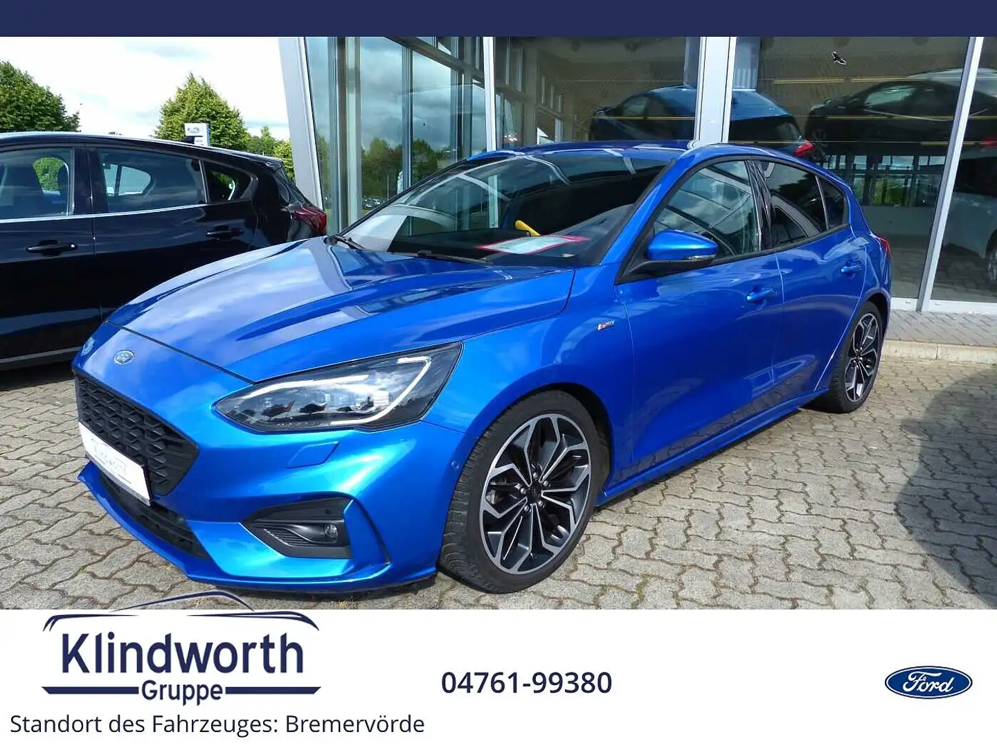Ford Focus 1.5 EcoBlue Aut.ST-LINE LED,Kamera,AHK,ACC Blau - 1