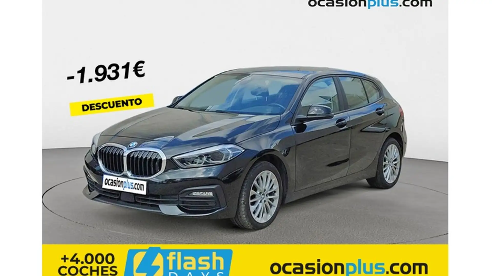 BMW 118 118iA Negro - 1