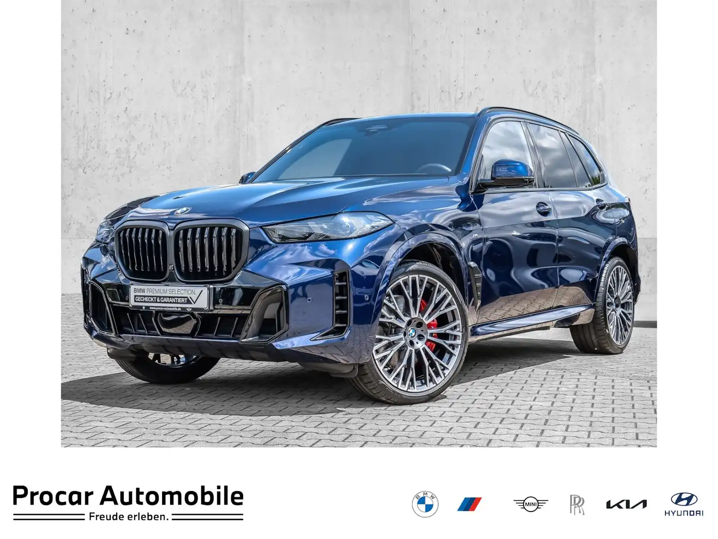 BMW X5 xDrive40d M Sport HUD PANO AHK 360°KAM RFK Blau - 1