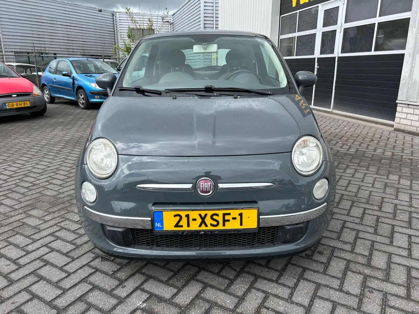 Fiat 500 0.9 TwinAir Lounge | AIRCO | PANO DAK | APK 06-202 Grijs - 2