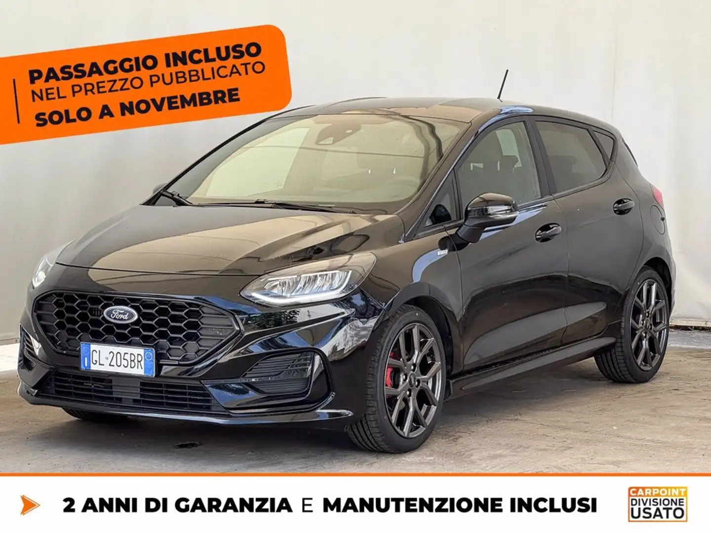 Ford Fiesta 5p 1.0 ecoboost h st-line 125cv Nero - 1