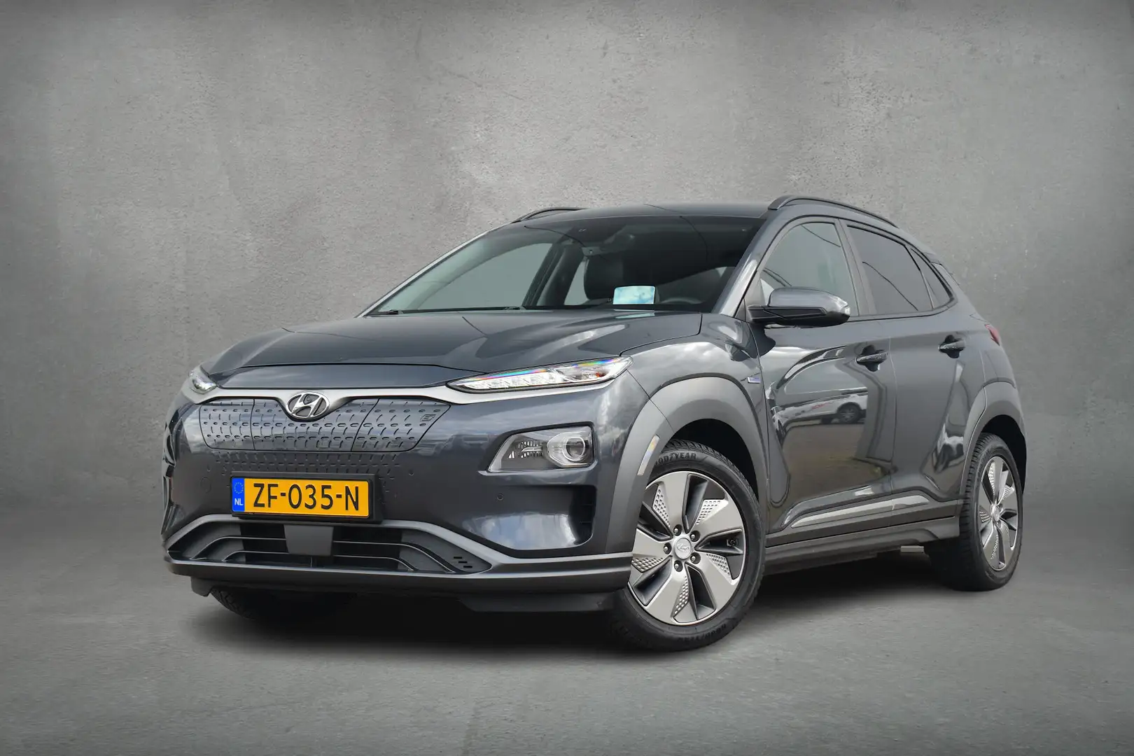 Hyundai KONA EV Premium 64 kWh | AppleCarPlay | HUD | Leer | St Grijs - 2