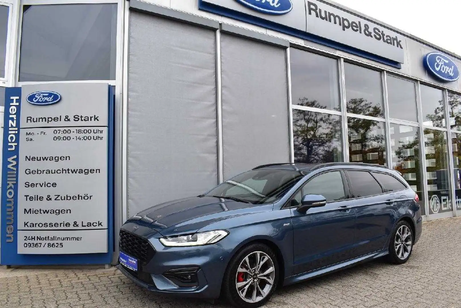 Ford Mondeo Hybrid ST-Line Blau - 1
