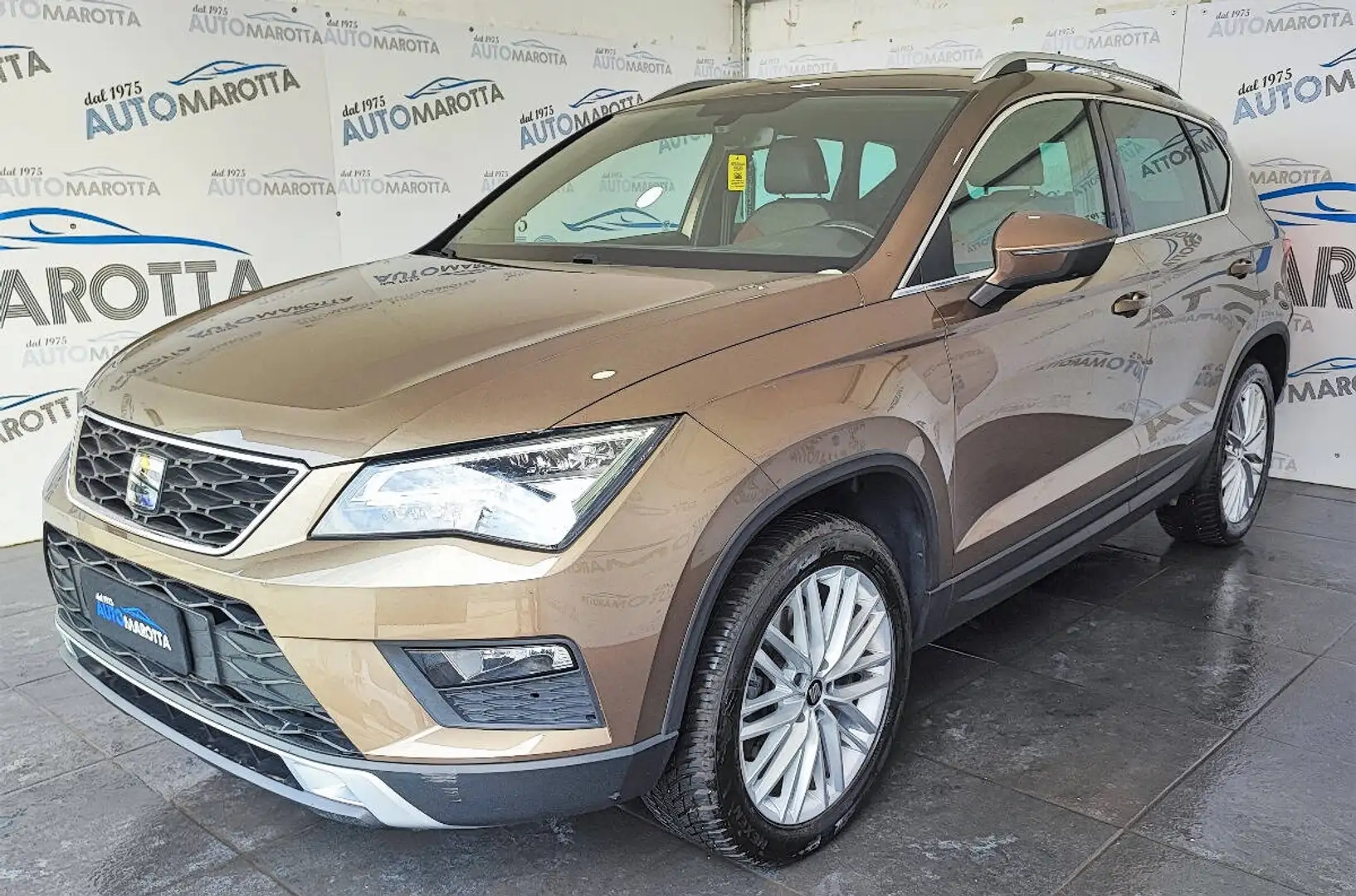 SEAT Ateca 2.0 tdi Xcellence 4drive 190cv NAVI! RETRO! APPLE! Bronz - 1